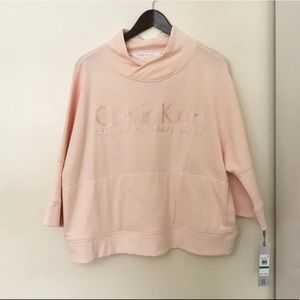 Calvin Klein performance pale pink sweater